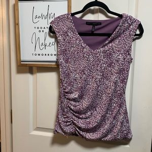 White House Black Market sleeveless purple top size XS EUC
